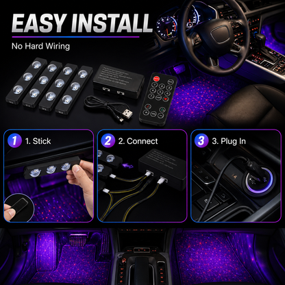 ✨7-Color Starlight Footwell Lights Kit