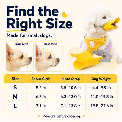 ✨Anti Bite Duck-Bill Dog Muzzle Masks🦆