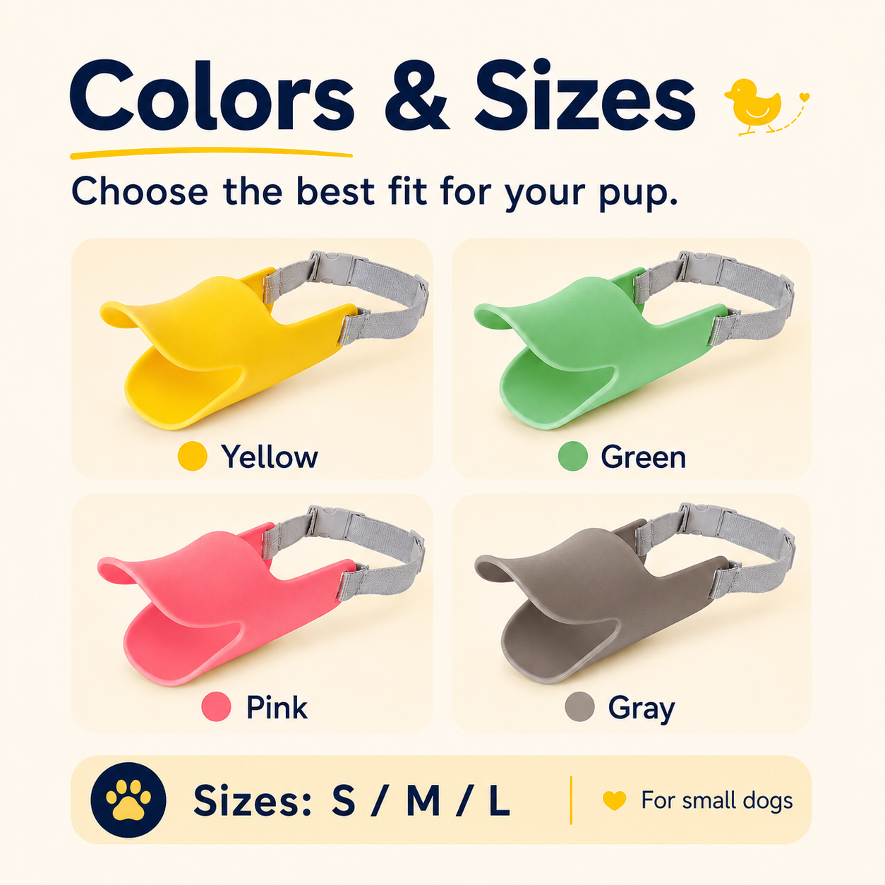 ✨Anti Bite Duck-Bill Dog Muzzle Masks🦆