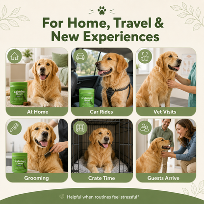 ✨Calming Chews For Dogs, 90 Count | Help Relieve Stress