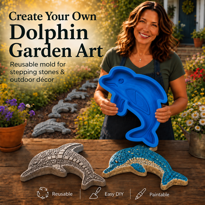 🔥LAST DAY 50% OFF - 🌊 Reusable Ocean Theme Garden Art Mold – Make Your Garden Truly One of a Kind