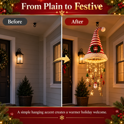✨Lighted Christmas Hat Hanging Chime