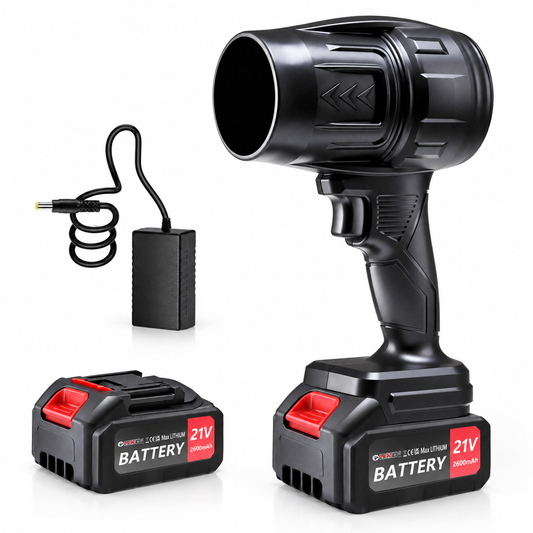 🔥21V Cordless Leaf Blower with Batteries and Charger–980000RPM,Lightweight High-Speed Air Blower for Lawn Care