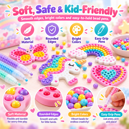 ✨Diy Beads' Pen Art Kit🔥Suitable for Ages 6+