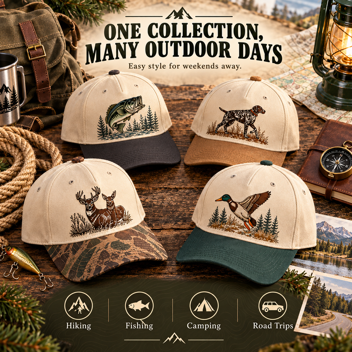 ✨Classic Outdoor Heritage Cap Collection
