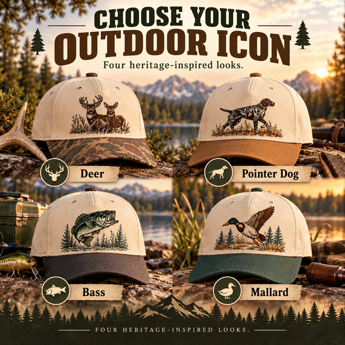 ✨Classic Outdoor Heritage Cap Collection