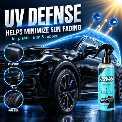 🔥Car Plastic Trim Restorer Spray for Faded Surfaces