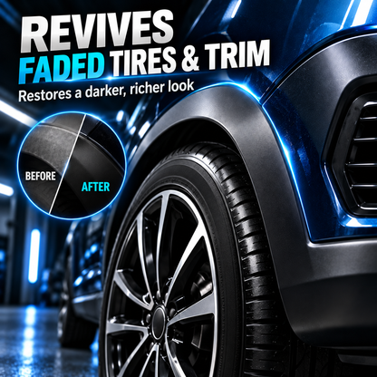 🔥Car Plastic Trim Restorer Spray for Faded Surfaces