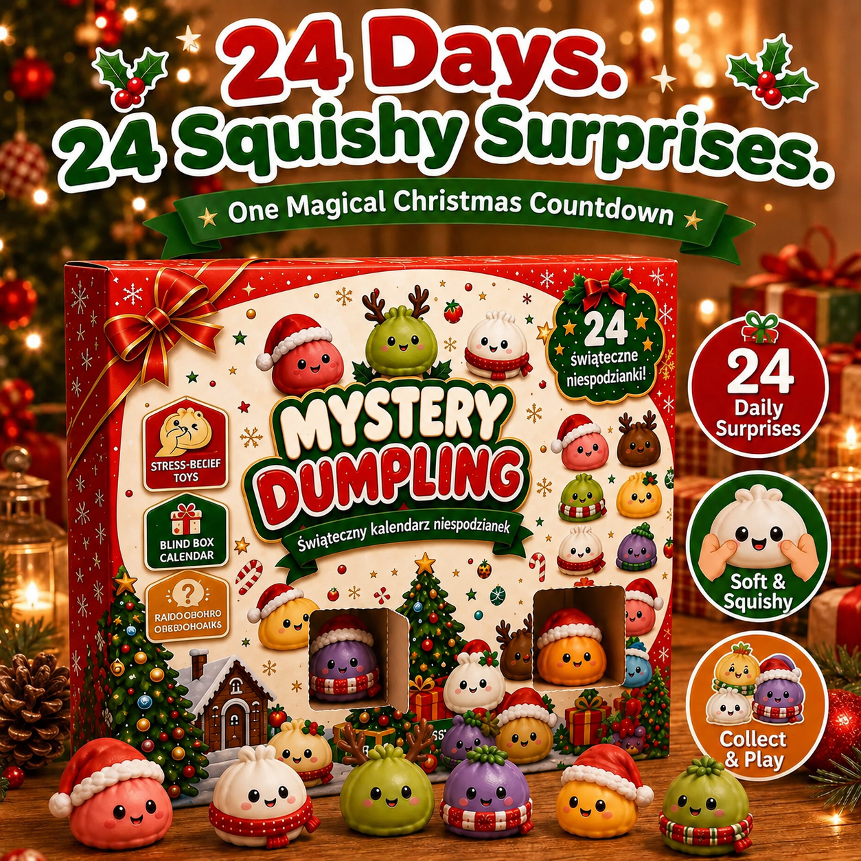 🔥2026 Advent Calendar with Daily Dumpling Surprises