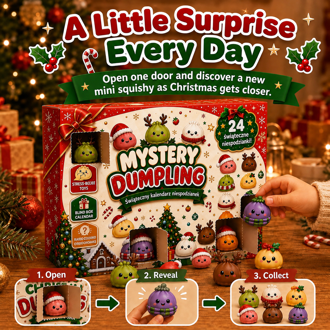 🔥2026 Advent Calendar with Daily Dumpling Surprises