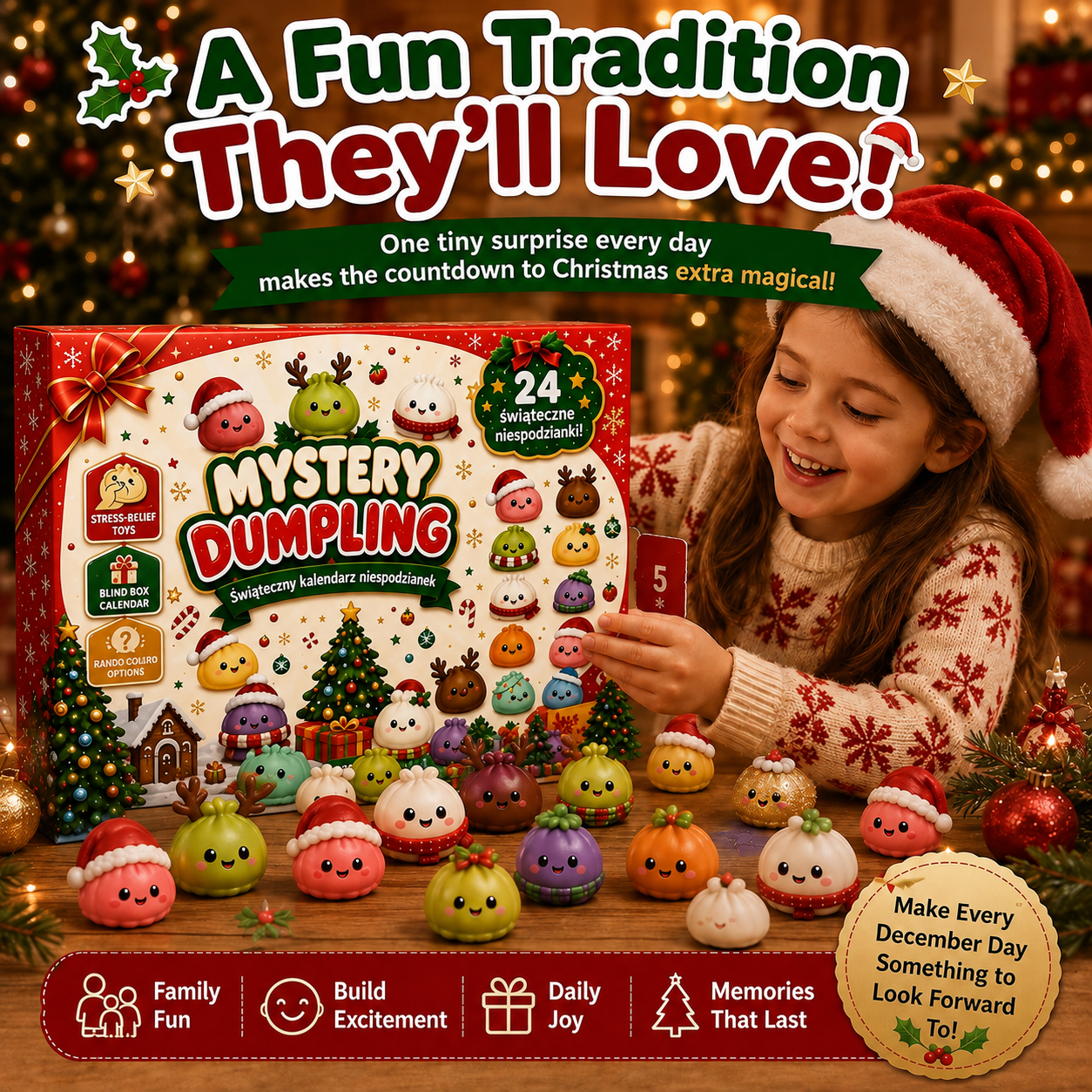 🔥2026 Advent Calendar with Daily Dumpling Surprises