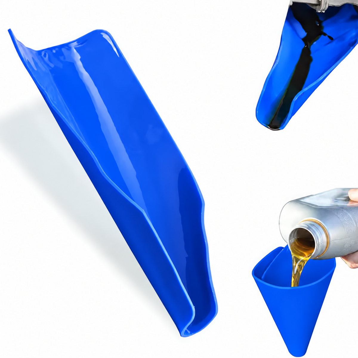 🔥Flexible Oil Funnel 29" L x 5" W (Extended Reach)