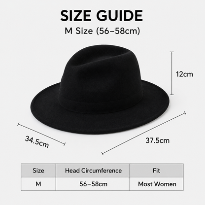 ✨Mystical Embroidered Wide Brim Fedora