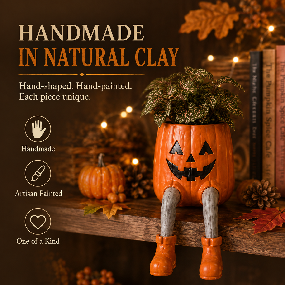 ✨Handmade Halloween Dangling Leg Planters🎃