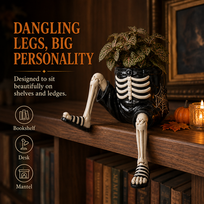 ✨Handmade Halloween Dangling Leg Planters🎃