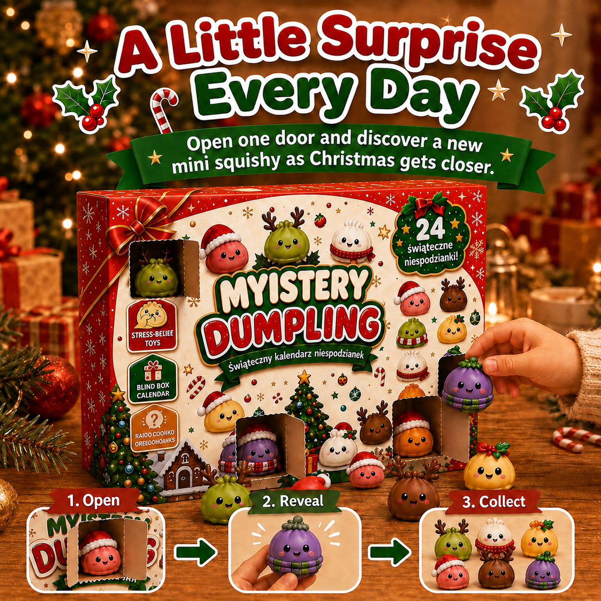 🔥2026 Advent Calendar with Daily Dumpling Surprises