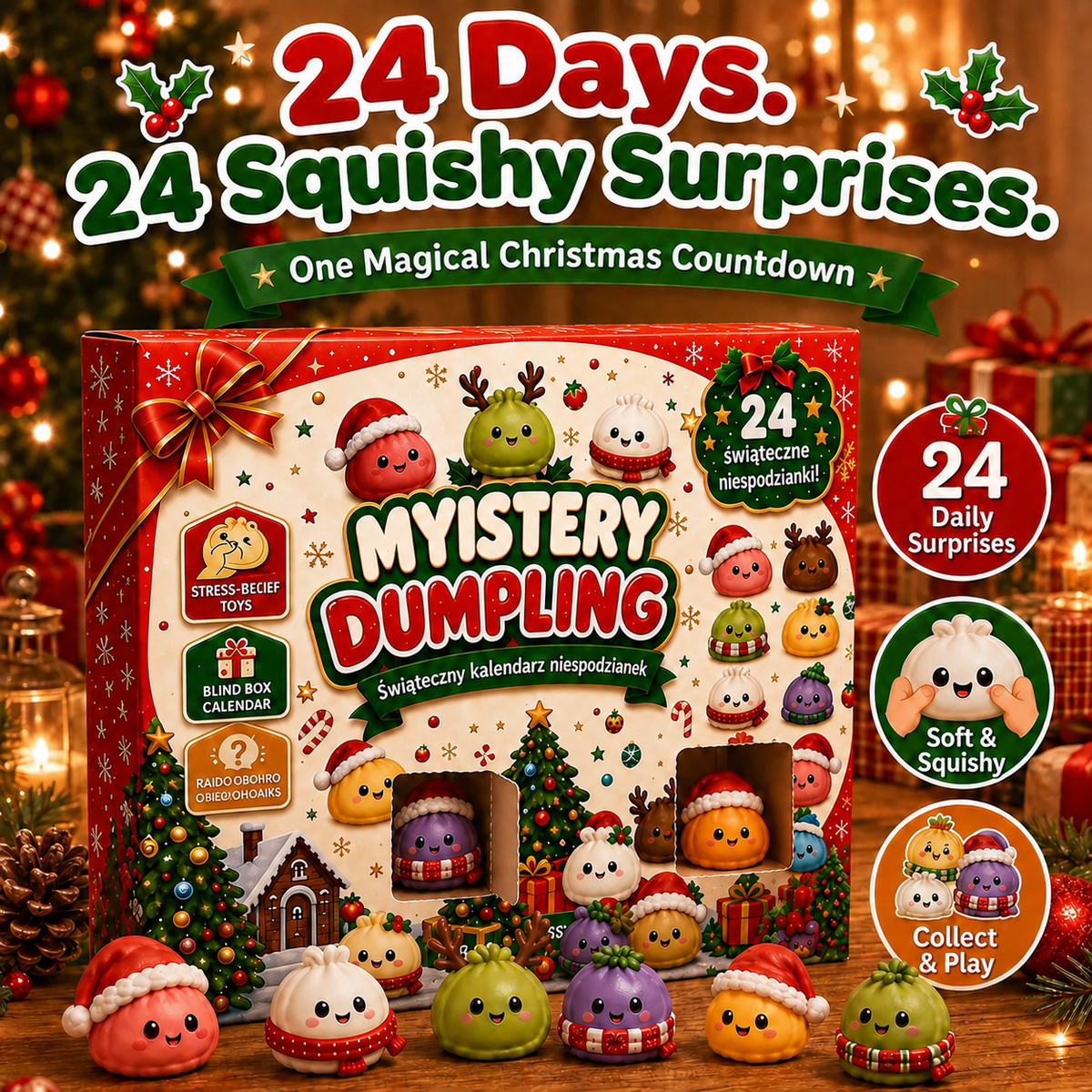 🔥2026 Advent Calendar with Daily Dumpling Surprises