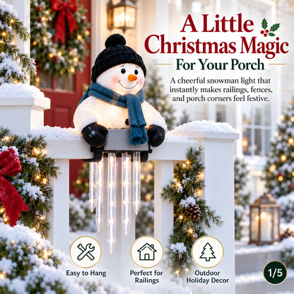 🔥50K+ SOLD!☃️WinterGlow Snowman Icicle Light Decor
