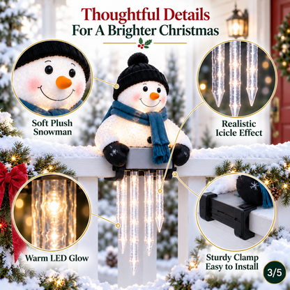 🔥50K+ SOLD!☃️WinterGlow Snowman Icicle Light Decor