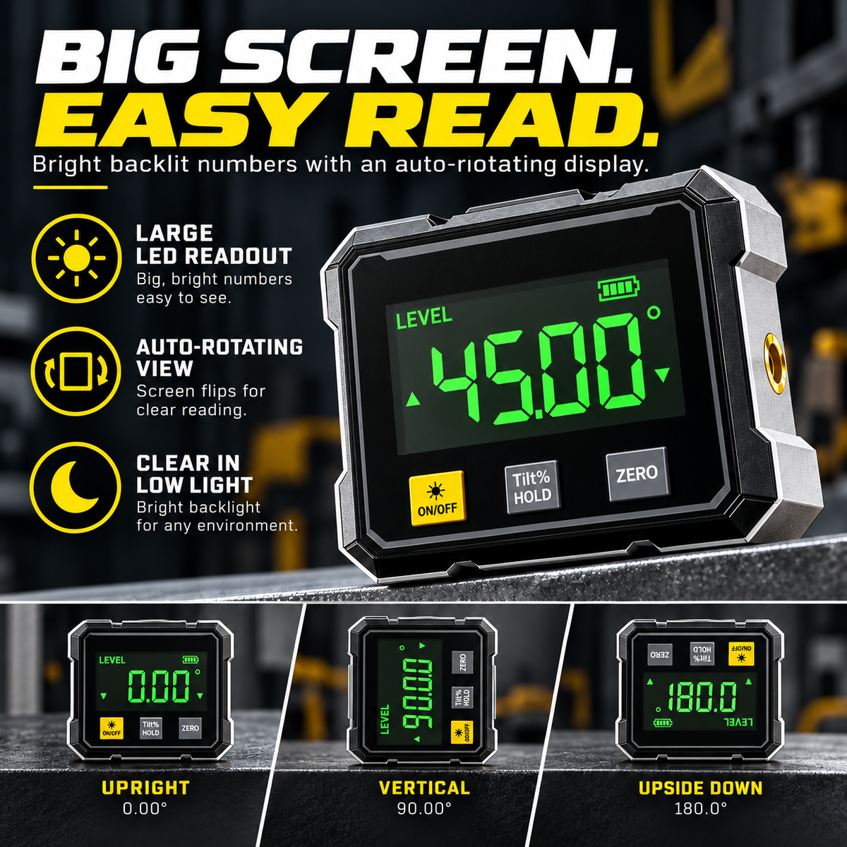 ✨Laser digital tilt meter🛠️