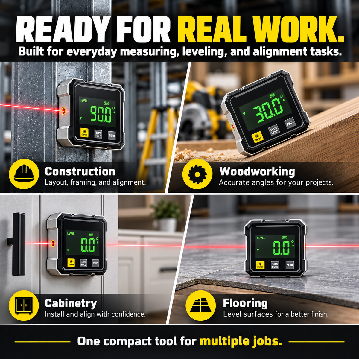 ✨Laser digital tilt meter🛠️