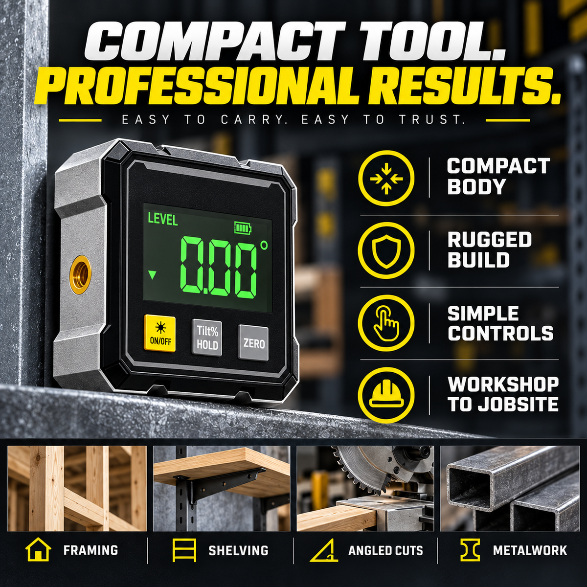 ✨Laser digital tilt meter🛠️