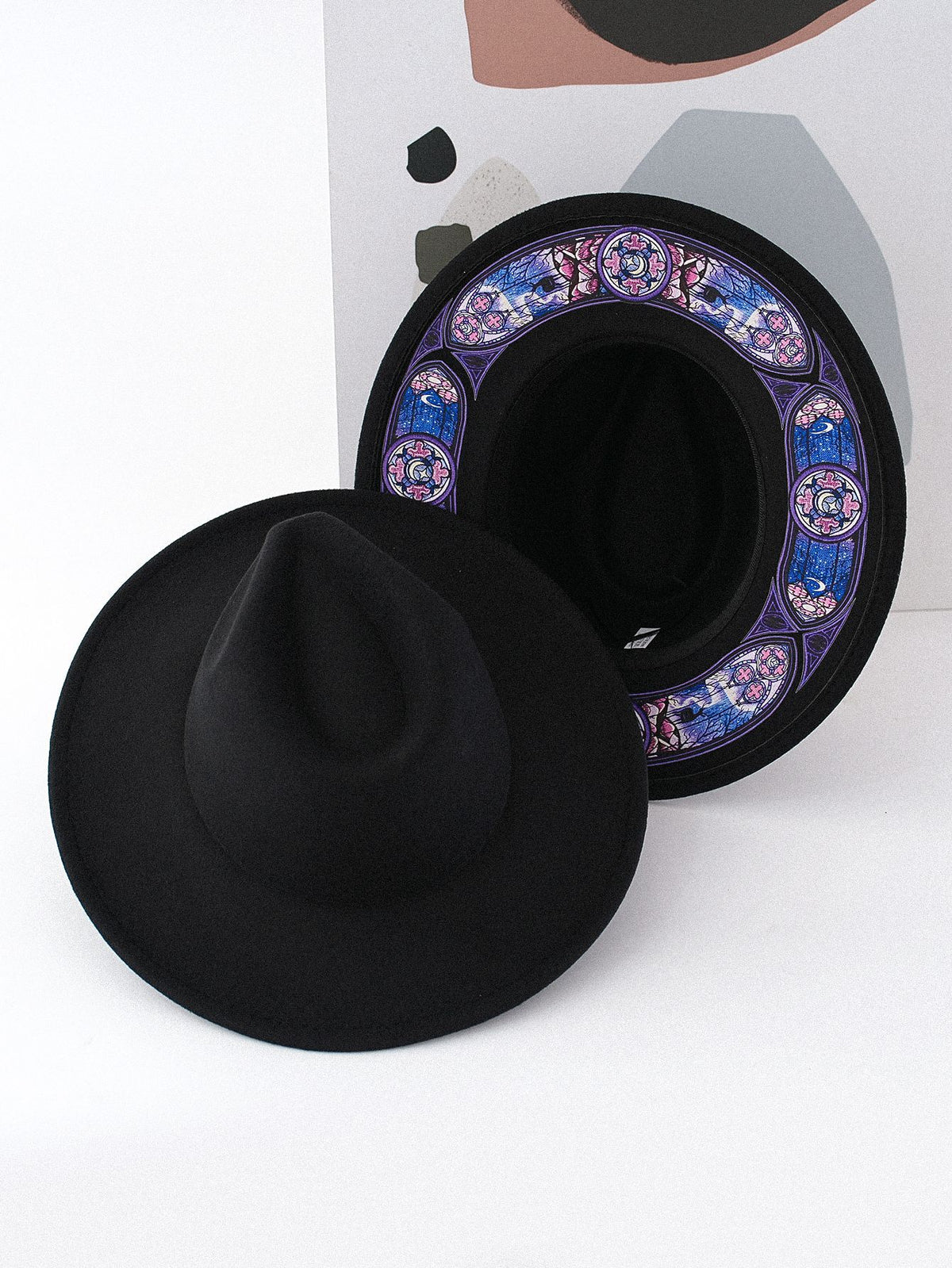 ✨Mystical Embroidered Wide Brim Fedora