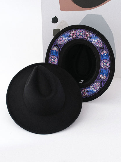 ✨Mystical Embroidered Wide Brim Fedora