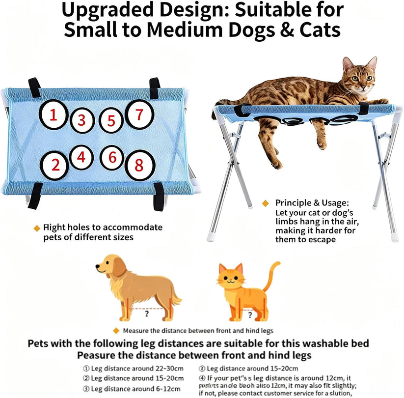 ❤️2-in-1 Foldable Pet Grooming Station with Stand