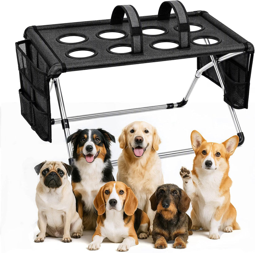 ❤️2-in-1 Foldable Pet Grooming Station with Stand