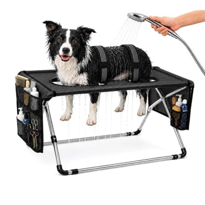 ❤️2-in-1 Foldable Pet Grooming Station with Stand