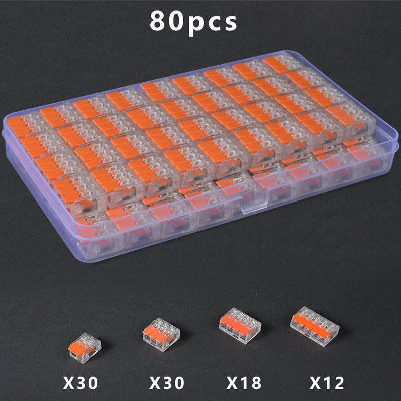✨90/80/75 PCS Lever Wire Connecter Kit🛠️