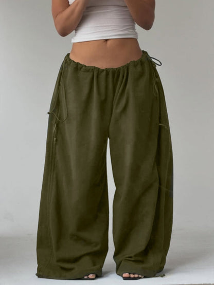 ✨Drawstring Wide-Leg Pants
