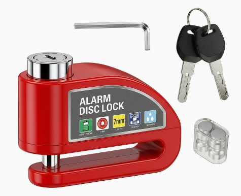 ✨High Decibel Smart Disc Brake Lock Dual Protection for Motorcycles Bikes and E Bikes