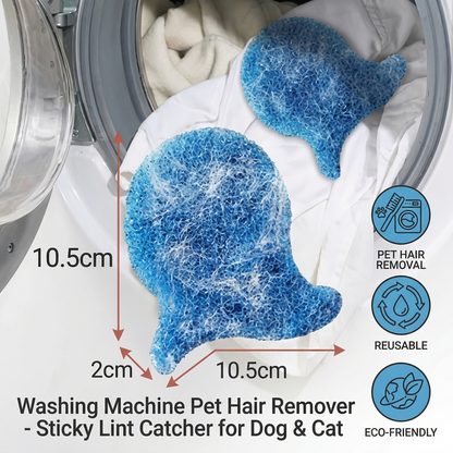🔥Washing Machine Pet Hair Remover – Sticky Lint Catcher for Dog & Cat