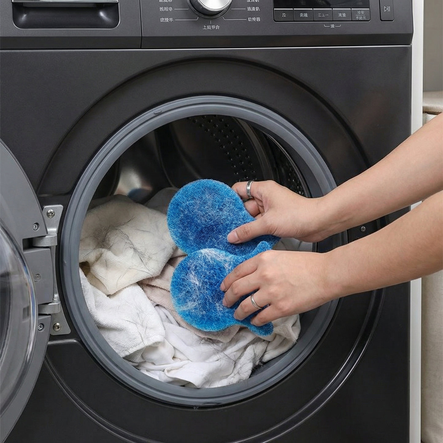 🔥Washing Machine Pet Hair Remover – Sticky Lint Catcher for Dog & Cat