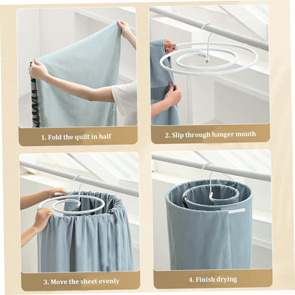 🔥Last Day Promotion 49% OFF🔥Round Space Saving Spiral Sheet Hanger