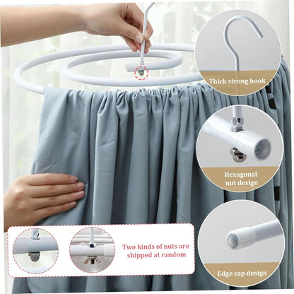🔥Last Day Promotion 49% OFF🔥Round Space Saving Spiral Sheet Hanger
