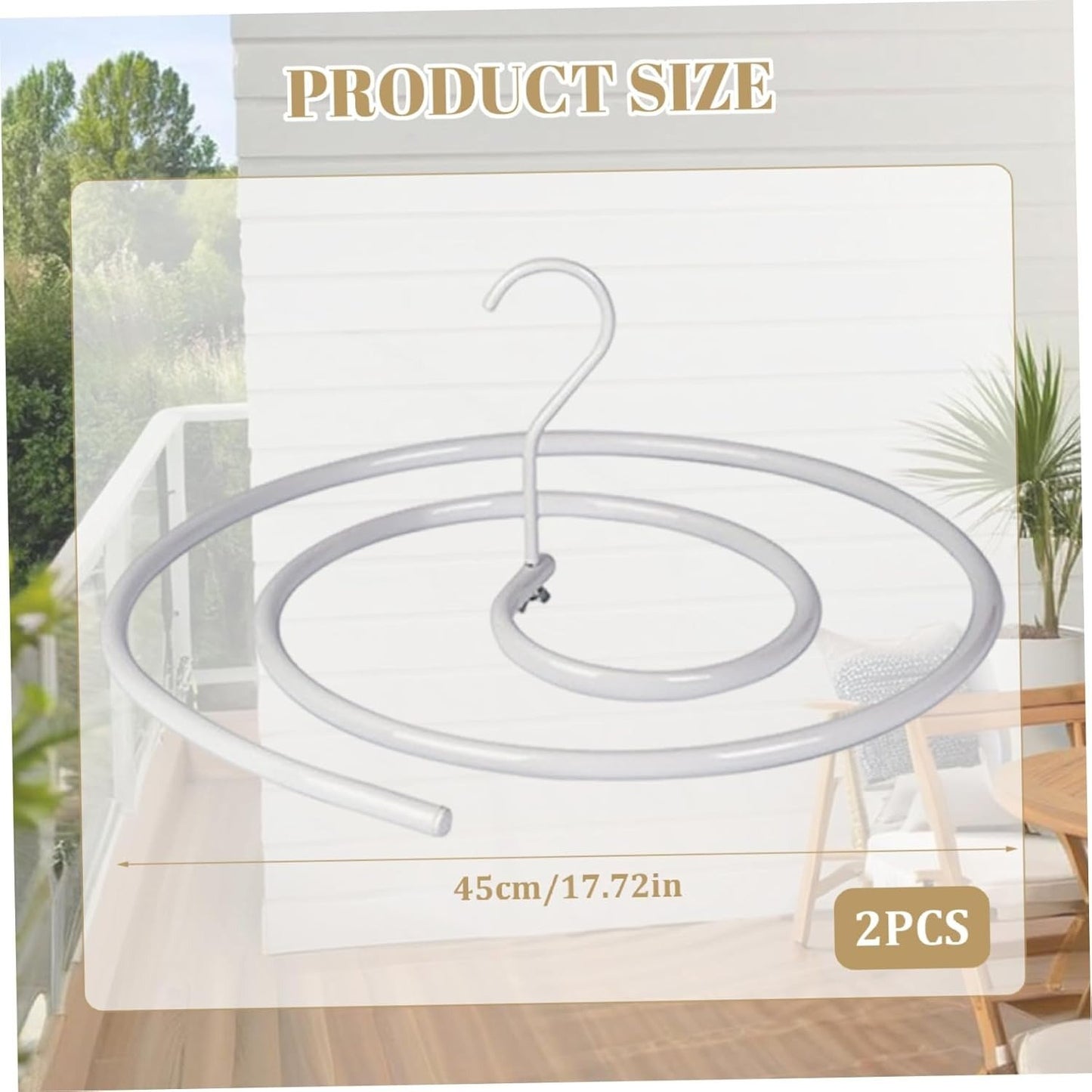 🔥Last Day Promotion 49% OFF🔥Round Space Saving Spiral Sheet Hanger
