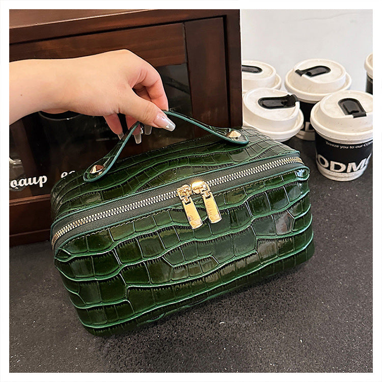 ✨Leather Waterproof Cosmetic Toiletry Bag✨Buy More Get More Discount