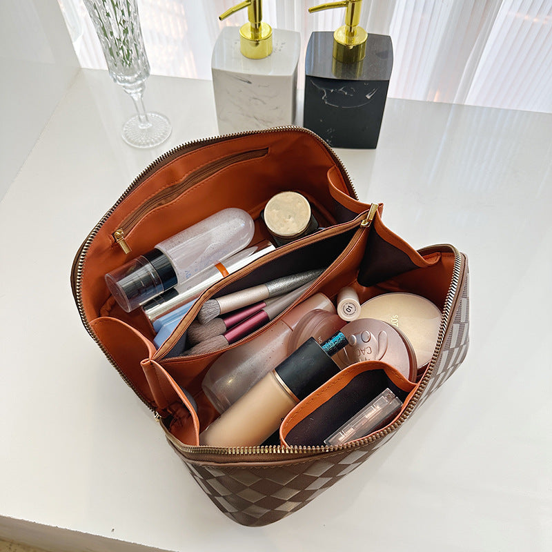 ✨Leather Waterproof Cosmetic Toiletry Bag✨Buy More Get More Discount