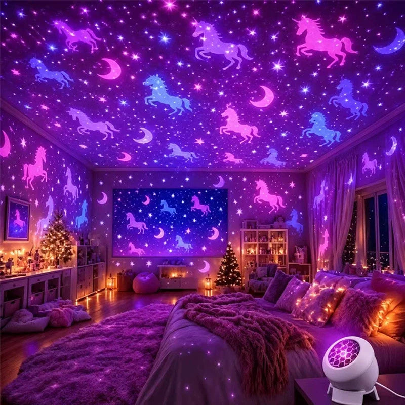 🎁 Turn Any Room Into a Christmas Wonderland – Holiday Projection Night Light