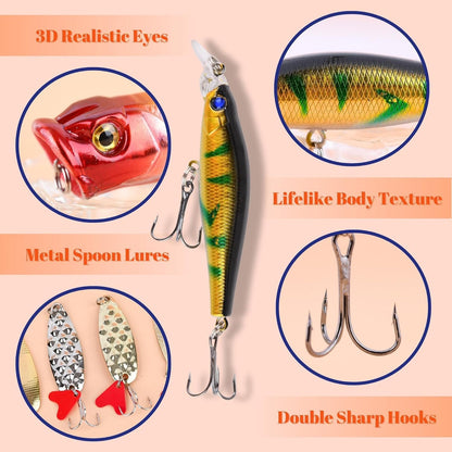 ✨Fishing Advent Calendar / 24 Days of Fishing Joy(📦Buy 2 Free Shipping)