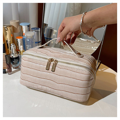 ✨Leather Waterproof Cosmetic Toiletry Bag✨Buy More Get More Discount