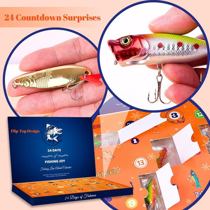 ✨Fishing Advent Calendar / 24 Days of Fishing Joy(📦Buy 2 Free Shipping)
