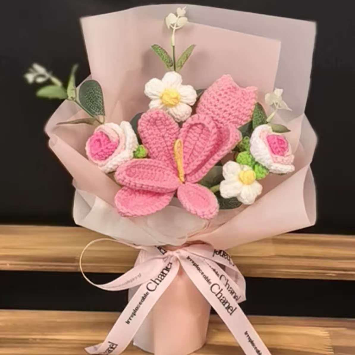 mother-s-day-gift-pink-crochet-lily-rose-tulip-bouquet-387