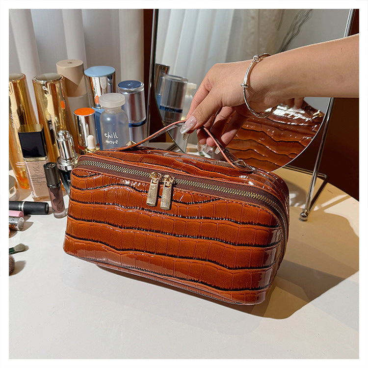 ✨Leather Waterproof Cosmetic Toiletry Bag✨Buy More Get More Discount