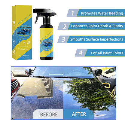 Automotive coating spraying – a professional spray coating with excellent hydrophobicity and UV protection.
