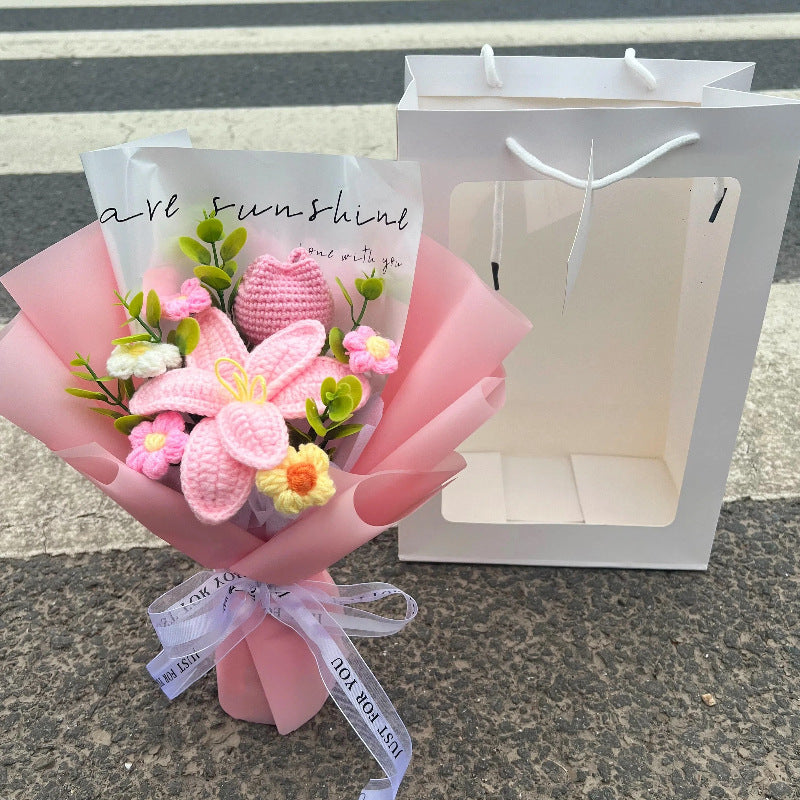mother-s-day-gift-pink-crochet-lily-rose-tulip-bouquet-387
