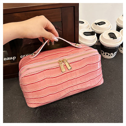 ✨Leather Waterproof Cosmetic Toiletry Bag✨Buy More Get More Discount